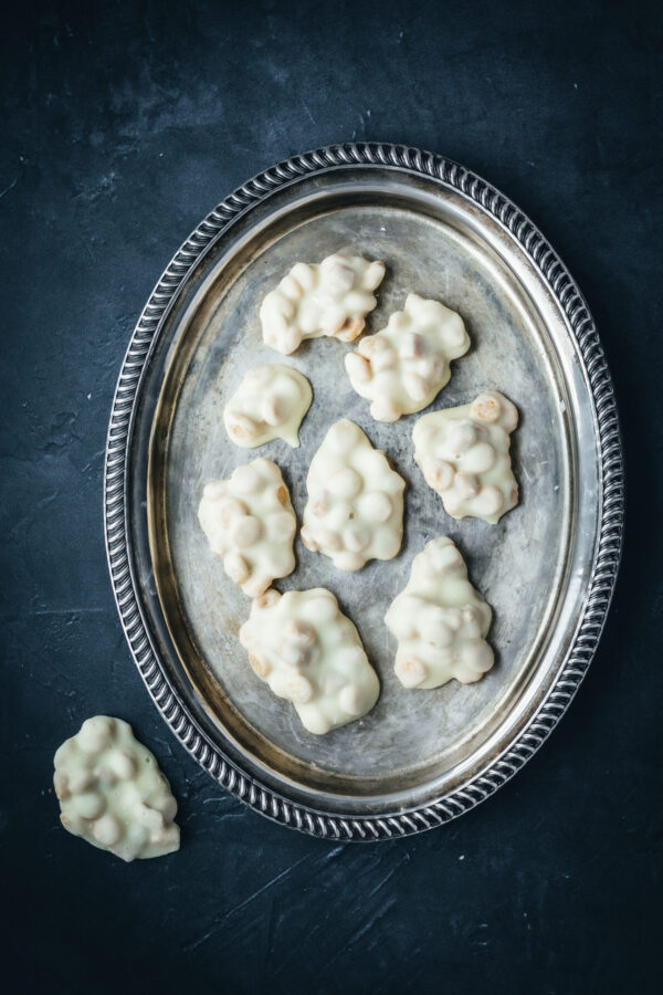 Rotsjes met koekjes wit 150gr.